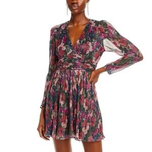 NWT Aqua Floral Fit and Flare Midi Dress